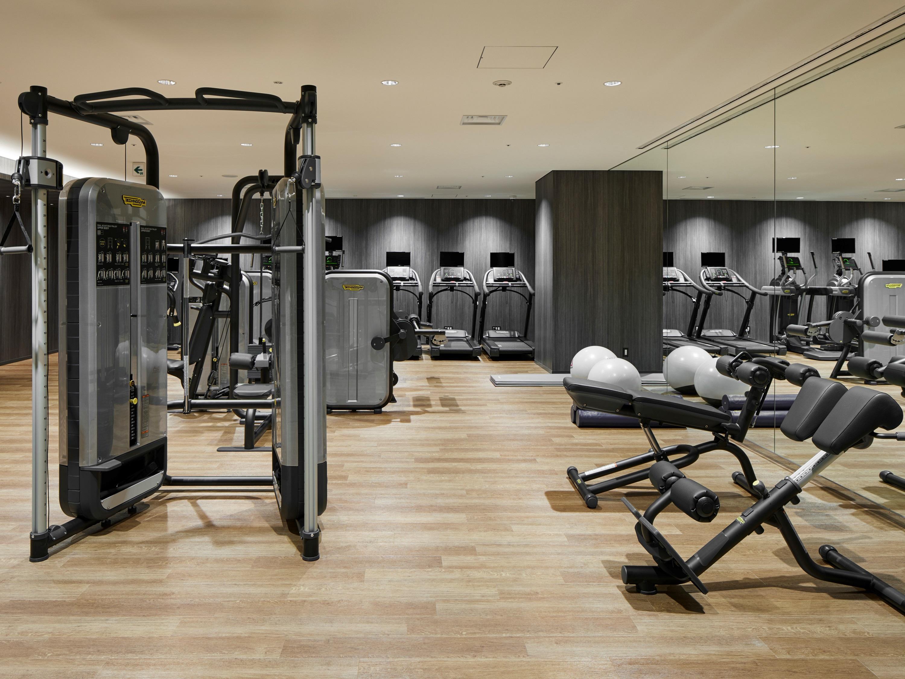 The Thousand Kiotó Kültér fotó The gym at The Hari