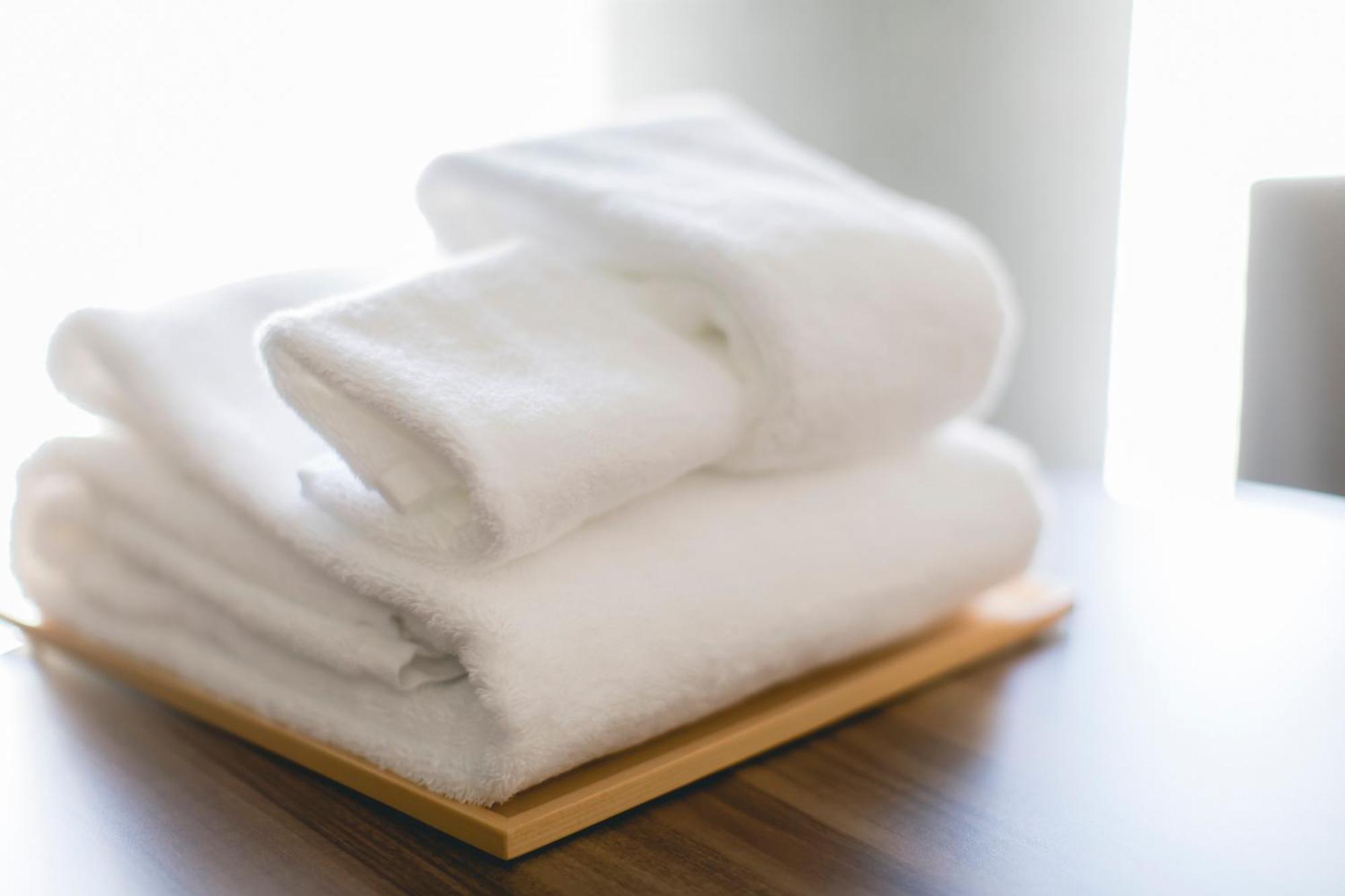 The Thousand Kiotó Kültér fotó A folded towel